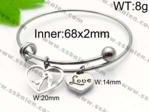Stainless Steel Bangle - KB93746-Z