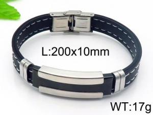 Leather Bracelet - KB94078-HB