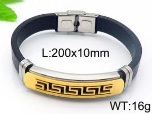 Leather Bracelet - KB94124-HB