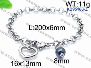 Stainless Steel Bracelet(women) - KB95163-Z