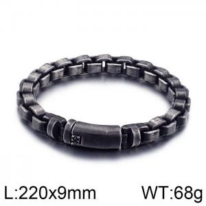 Stainless Steel Bracelet(Men) - KB95692-BD