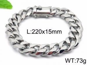 Stainless Steel Bracelet(Men) - KB95835-K