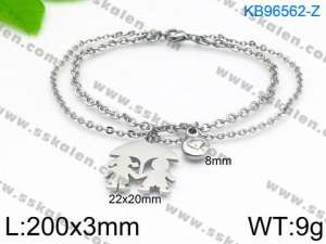 Stainless Steel Bracelet(women) - KB96562-Z