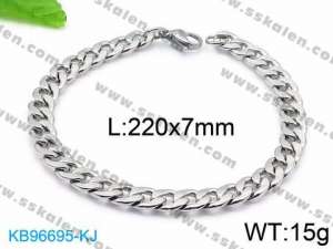 Stainless Steel Bracelet(Men) - KB96695-KJ