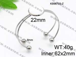 Stainless Steel Bangle - KB96703-Z