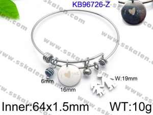 Stainless Steel Bangle - KB96726-Z