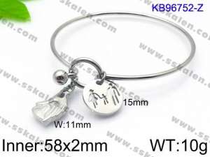 Stainless Steel Bangle - KB96752-Z