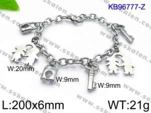 Stainless Steel Bracelet(women) - KB96777-Z