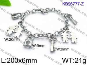 Stainless Steel Bracelet(women) - KB96777-Z