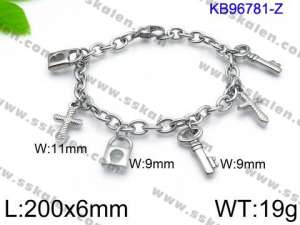Stainless Steel Bracelet(women) - KB96781-Z