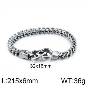 Stainless Steel Bracelet(Men) - KB96856-BD