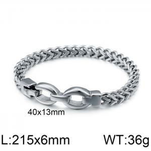 Stainless Steel Bracelet(Men) - KB96857-BD