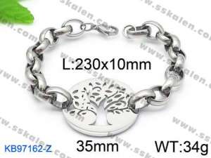 Stainless Steel Bracelet(Men) - KB97162-Z