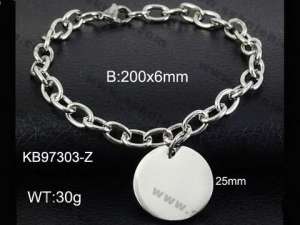 Stainless Steel Bracelet(women) - KB97303-Z