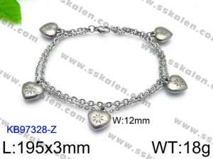 Stainless Steel Bracelet(women) - KB97328-Z