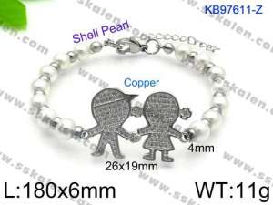 Shell Pearl Bracelets - KB97611-Z