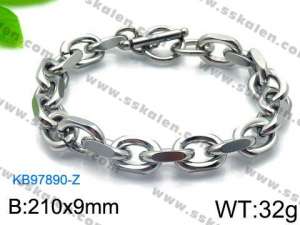 Stainless Steel Bracelet(women) - KB97890-Z