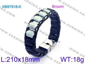 Leather Bracelet - KB97918-K