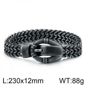 Stainless Steel Bracelet(Men) - KB97941-BD