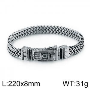Stainless Steel Bracelet(Men) - KB97942-BD