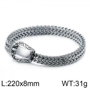 Stainless Steel Bracelet(Men) - KB97943-BD