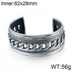 Stainless Steel Bangle - KB97949-BD