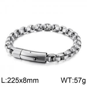 Stainless Steel Bracelet(Men) - KB98789-K