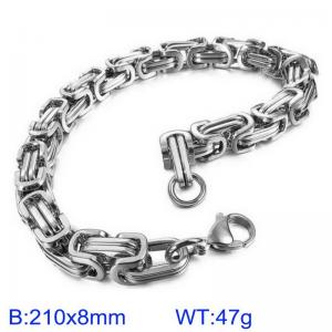 Stainless Steel Bracelet(Men) - KB98887-Z
