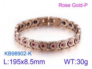 Stainless Steel Magnet Bracelet - KB98902-K