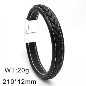 Leather Bracelet - KB99206-QM