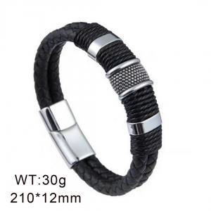 Leather Bracelet - KB99223-QM