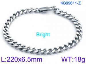 Stainless Steel Bracelet(Men) - KB99611-Z