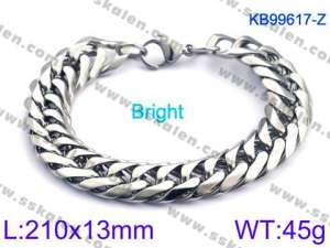 Stainless Steel Bracelet(Men) - KB99617-Z