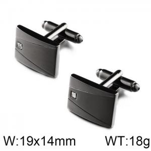 Stainless Steel Cufflink - KC1076-WGLS