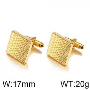 Stainless Steel Cufflink - KC1077-WGLS