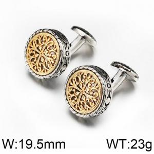 Stainless Steel Cufflink - KC1093-WGLS