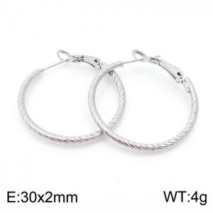 Stainless Steel Earring - KE100106-KFC