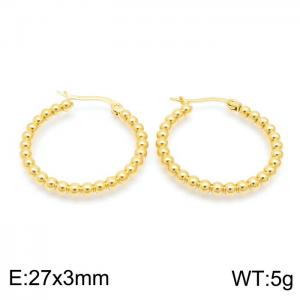 SS Gold-Plating Earring - KE100153-KFC