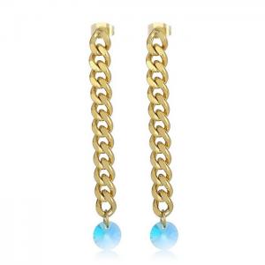 SS Gold-Plating Earring - KE100275-Z