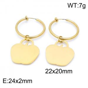 SS Gold-Plating Earring - KE100756-Z