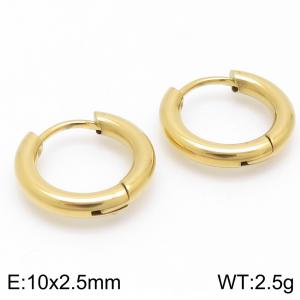 SS Gold-Plating Earring - KE100861-Z