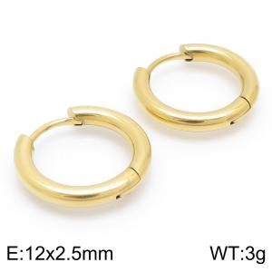 SS Gold-Plating Earring - KE100862-Z