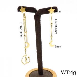 SS Gold-Plating Earring - KE100956-HM