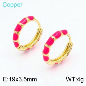 Copper Earring - KE101001-TJG