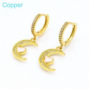 Copper Earring - KE101075-TJG