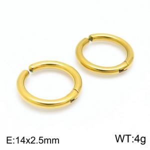 SS Gold-Plating Earring - KE101151-Z