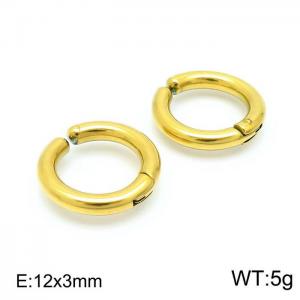 SS Gold-Plating Earring - KE101153-Z