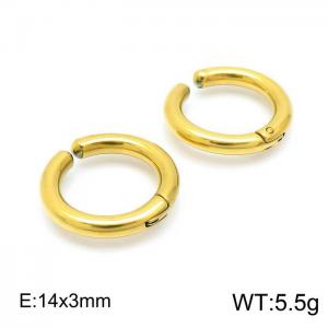 SS Gold-Plating Earring - KE101154-Z