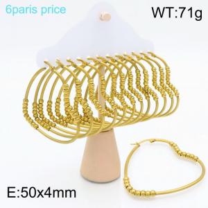 SS Gold-Plating Earring - KE101212-TLA