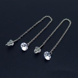 Stainless Steel Stone&Crystal Earring - KE101484-HR